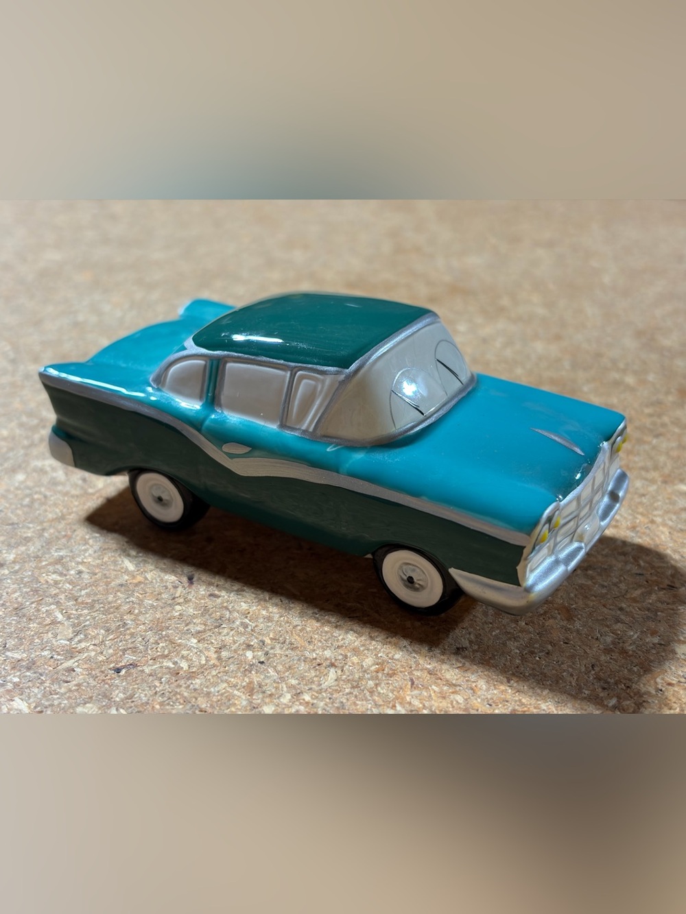 Department 56 Original Snow Village Classic Cars Teal Sedan
